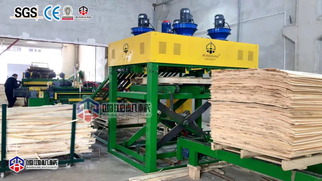 High Efficiency Wood Veneer Stacker for Veneer Peeling Stacking