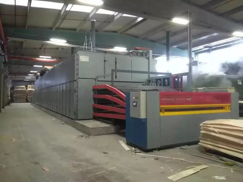 Plywood Veneer Dryer Roller Drying Line for Plywood Core Veneer / Wood Core Veneer Drying Line